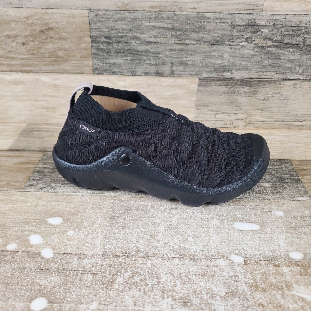 Oboz Whakata Puffy Womens Shoes Sz 7 Panthera Slip On Camping Hiking Sneakers